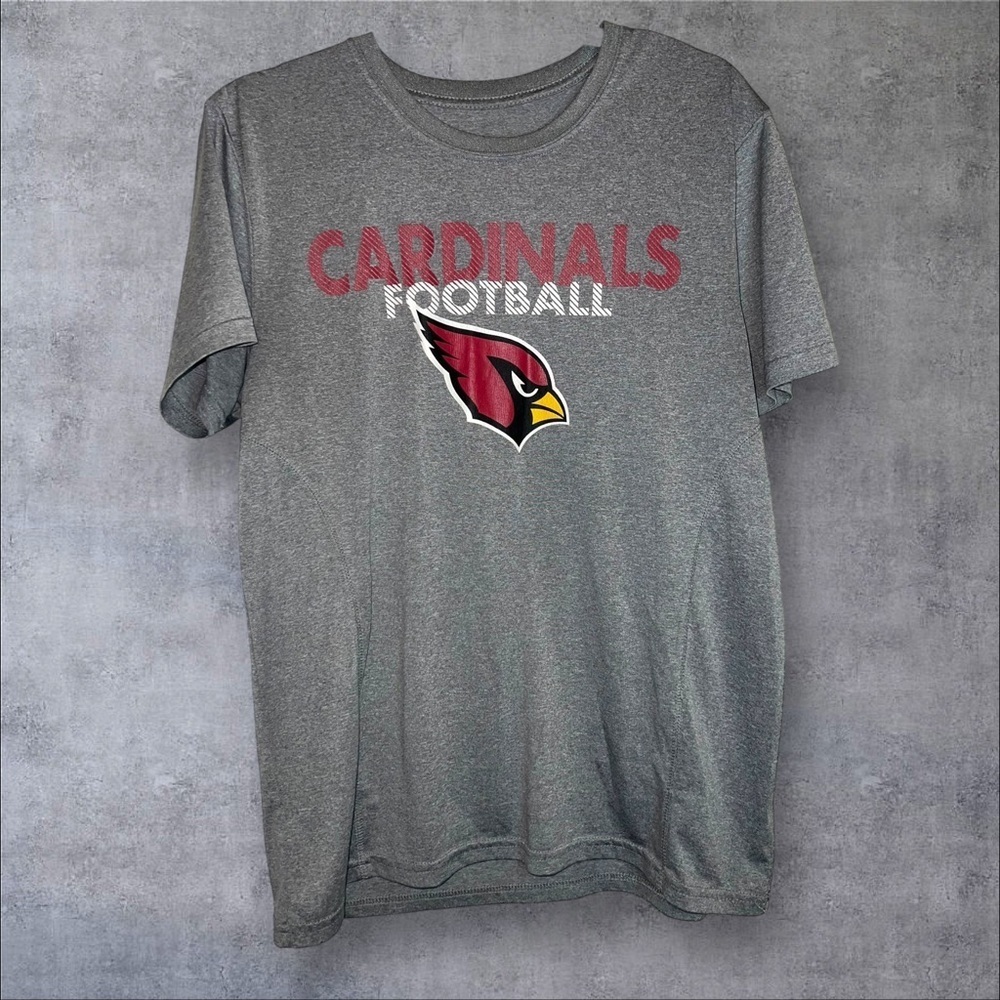 NFL Cardinals Gray Short Sleeve Tee